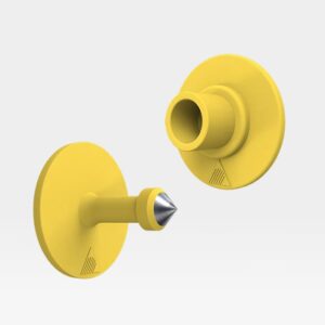 ARETE DE IDENTIFICACION TIPO BOTON DE 2 PIEZAS