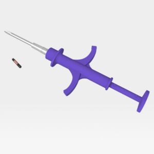 IDENTIFICADOR ELECTRÓNICO TIPO “Glass Tag (microchip) FDX B + Aplicador”